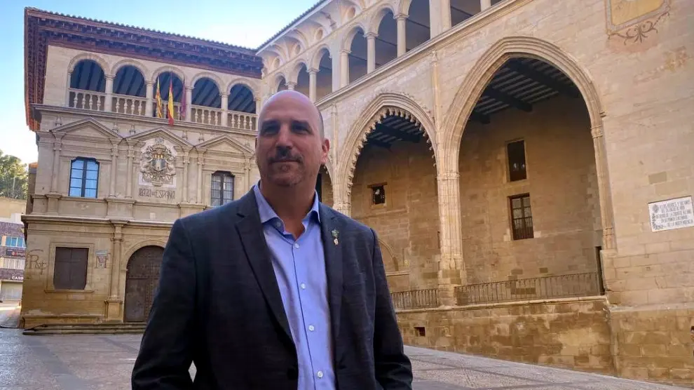 El candidato de Teruel Existe a la alcaldía de Alcañiz, el senador Joaquín Egea.