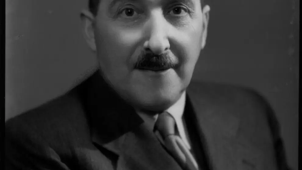 Retrato de madurez de Stefan Zweig.