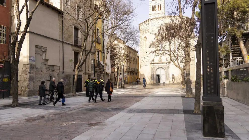 Fotos de la plaza de la Magdalena tras la reforma