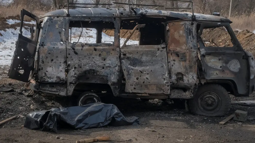 Un fallecido tras un ataque en la ciudad de Bajmut