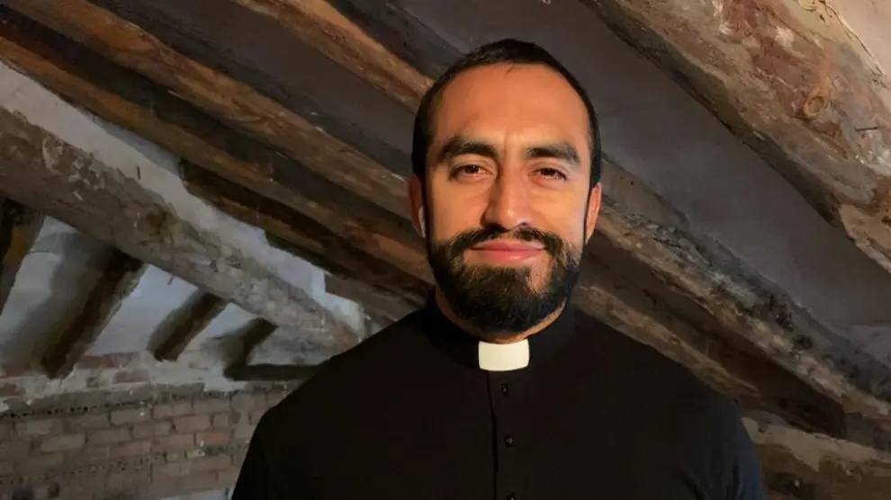 David Julián Rojas, el párroco de Andorra.