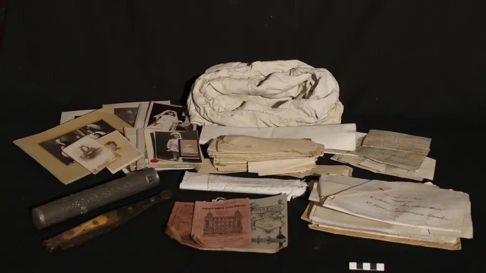 Objetos personales y piezas del ajuar que se podrán ver en el antiguo hospital.
