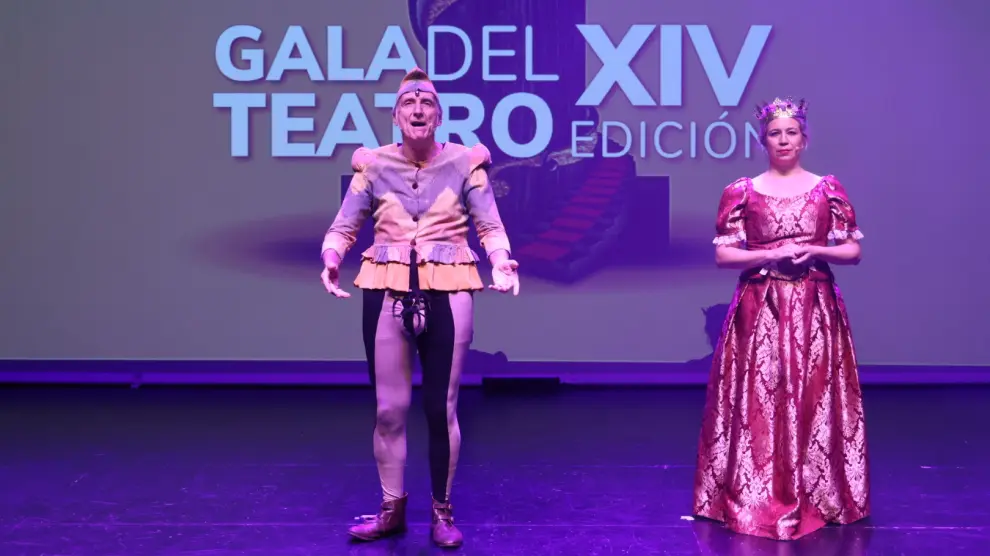 Gala del Teatro en el Teatro de las Esquinas en Zaragoza.