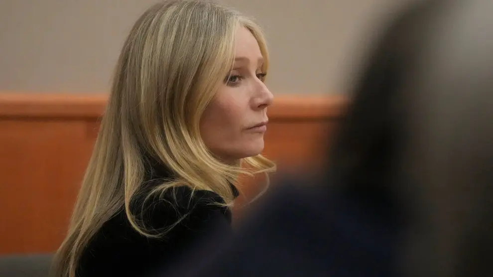 Gwyneth Paltrow leaves the courtroom, Wednesday, March 29, 2023, in Park City, Utah, where she is accused in a lawsuit of crashing into a skier during a 2016 family ski vacation, leaving him with brain damage and four broken ribs. Rick Bowmer/Pool via REUTERS PEOPLE-GWYNETH PALTROW/