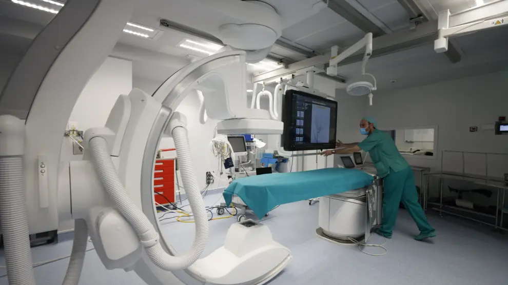Nueva sala de Radiología Intervencionista del Hospital Clínico de Zaragoza.