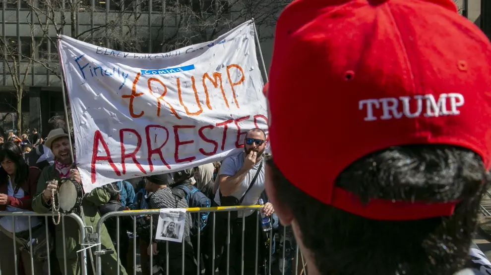 Protestas contra y a favor de Donald Trump
