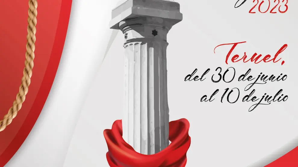 El Torico protagoniza el cartel que anunciará las Fiestas del Ángel de Teruel de 2023.