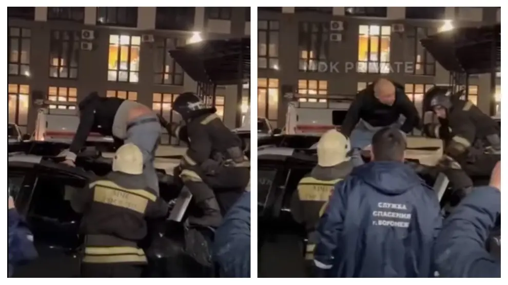 Un ruso borracho sobrevive a una caída de 19 pisos.
