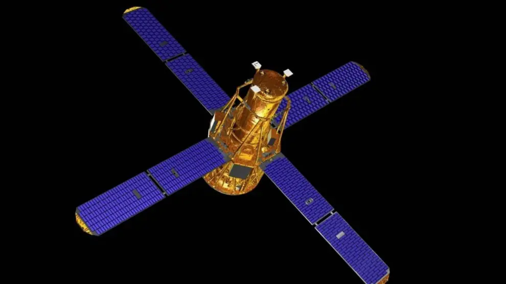 Ilustración de satélite RHESSI de la NASA
