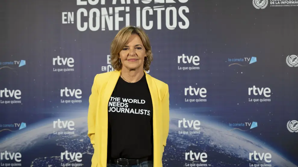 Almudena Ariza, en la presentación de 'Españoles con conflictos'.