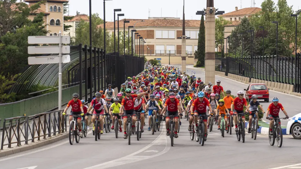 Multitudinaria participación en el Día de la Bicicleta de 2022.