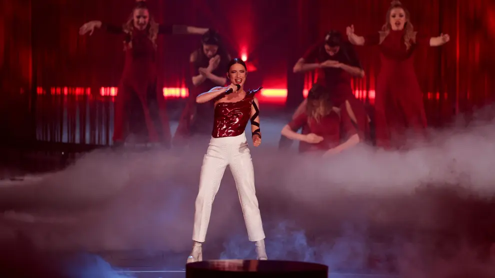 Blanca Paloma, en su actuación de Eurovisión 2023.