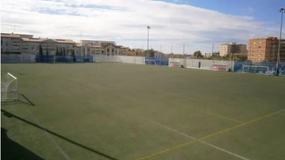 Campo de fútbol "Hermanos Callejón" (Motril), donde se disputó el partido entre el Puerto de Motril y el Santa Fe