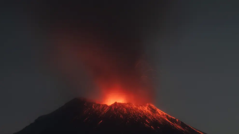 El volcán de Popocatépetl ha subido de nivel de alarma amarillo 3.