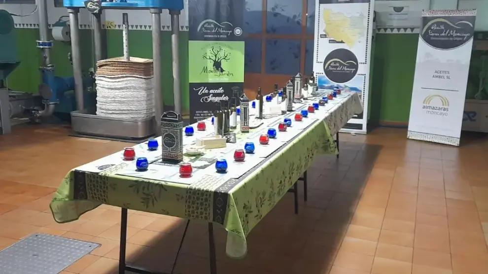 La almazara de aceites Olimbel, una de las marcas que comprende la D. O. de aceites Sierra de Moncayo.
