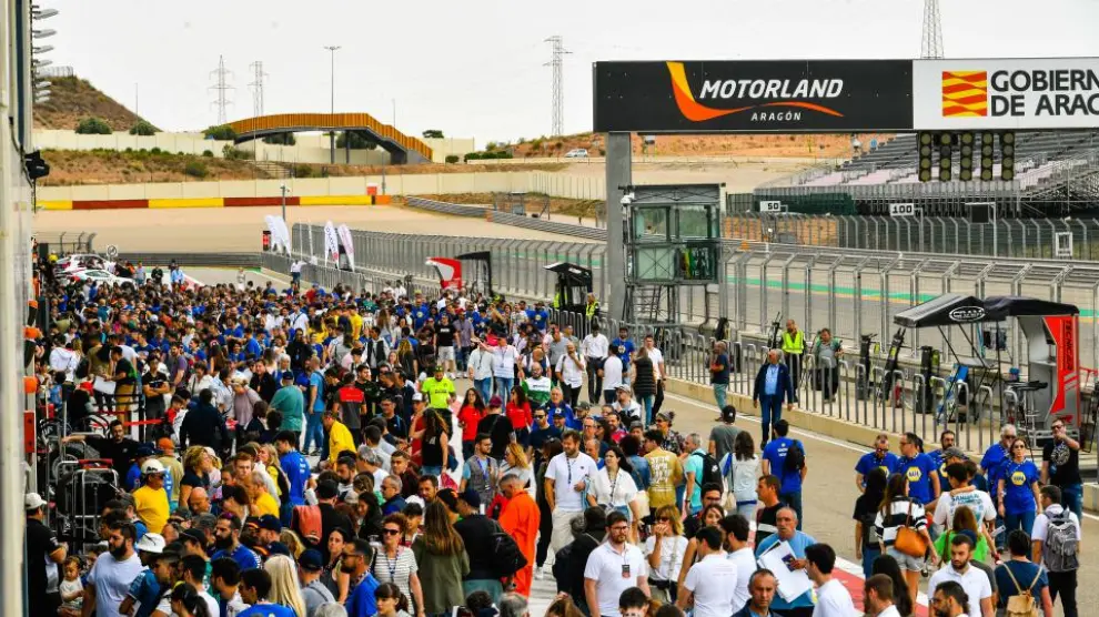 Foto de la celebración del  NAPA Racing Weekend, competición de automovilismo en Motorland Aragón