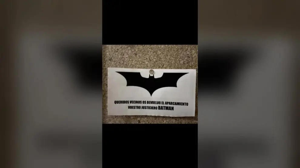 Mensaje de 'Batman' a sus vecinos
