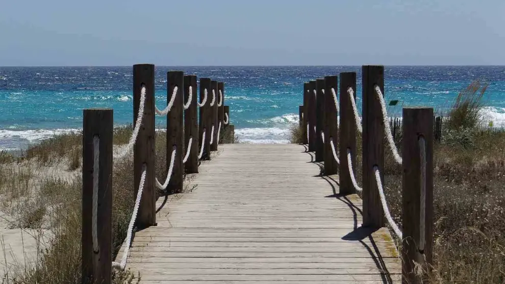 Una de las playas de Menorca