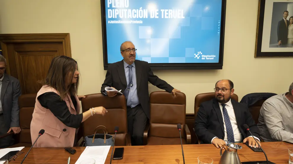 Pleno Diputacion provincial de Teruel_2. foto Antonio Garcia Bykofoto 31 05 23[[[FOTOGRAFOS]]]
