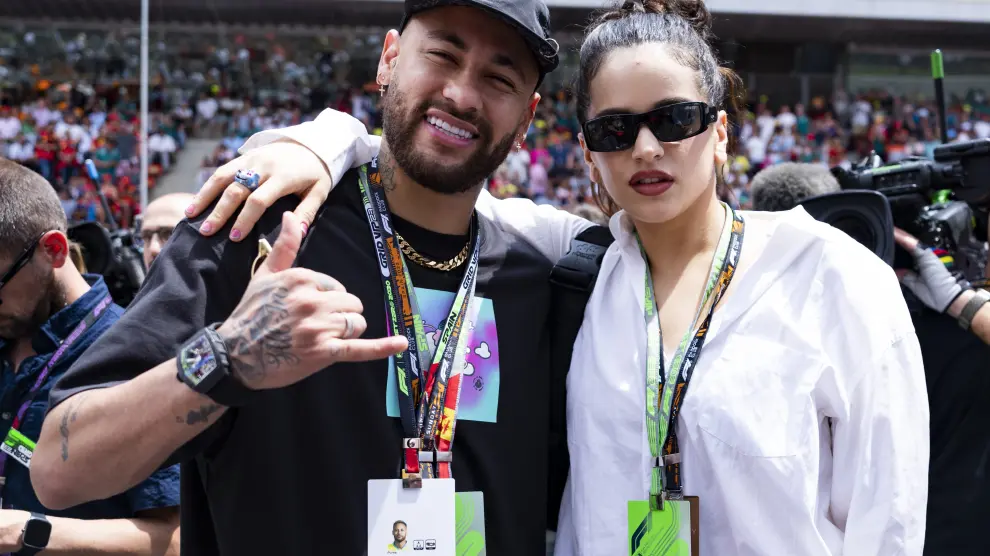 Neymar y Rosalía entre los famosos que disfrutaron de la carrera en Montmeló