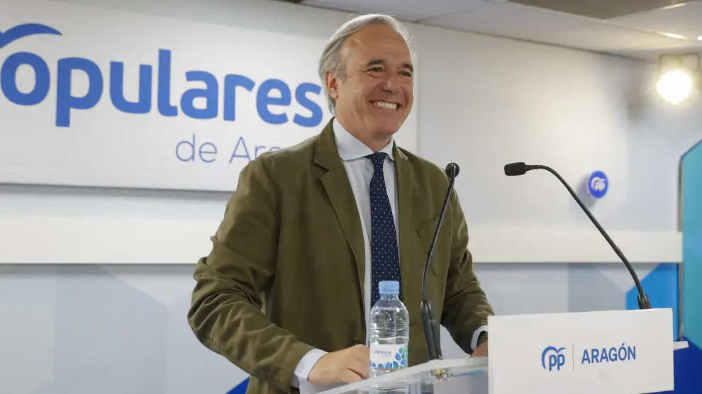 El actual alcalde de Zaragoza, Jorge Azcón.
