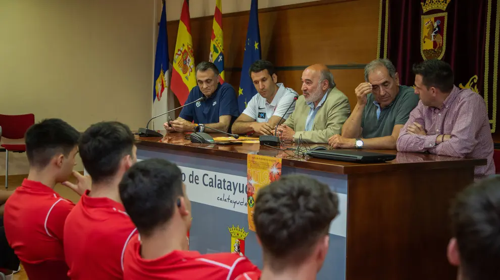 Concentración de la selección española de baloncesto sub-19 en Calatayud para preparar el Torneo Internacional