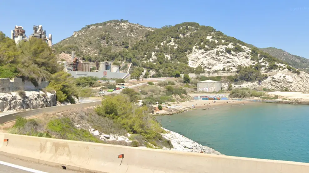 La playa de Vallcarca de Sitges es una de las señaladas