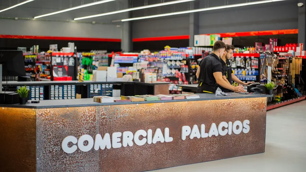 Las nuevas instalaciones de Comercial Palacios, que acaba de abrir su segundo centro en La Almunia de Doña Godina.