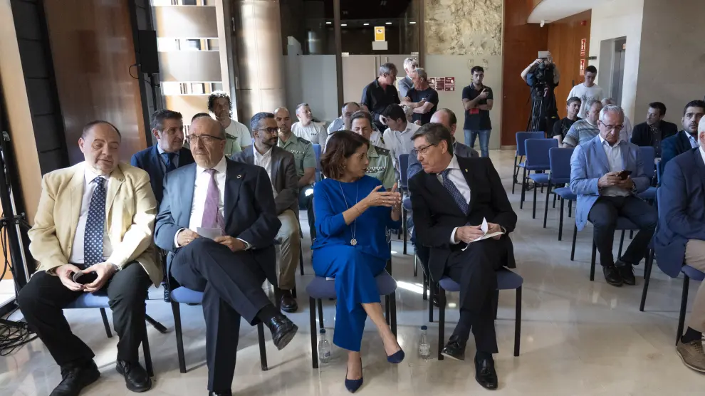 Presentación de la XXXIX edición de la Baja España Aragón, en la Delegación Territorial del Gobierno de Aragón en Teruel