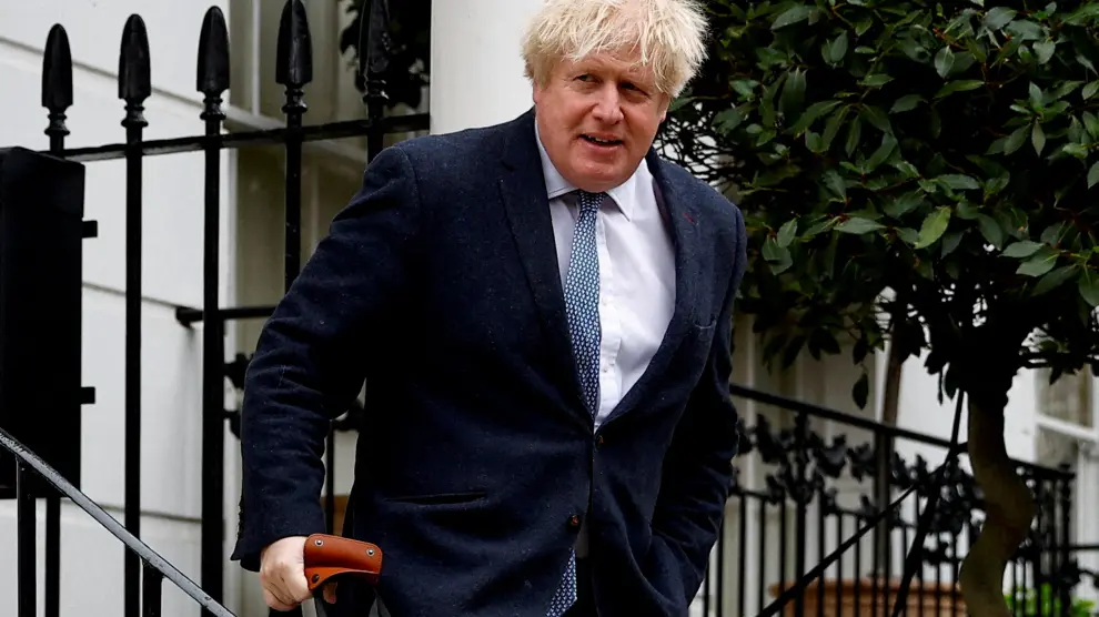 Boris Johnson en Londres.