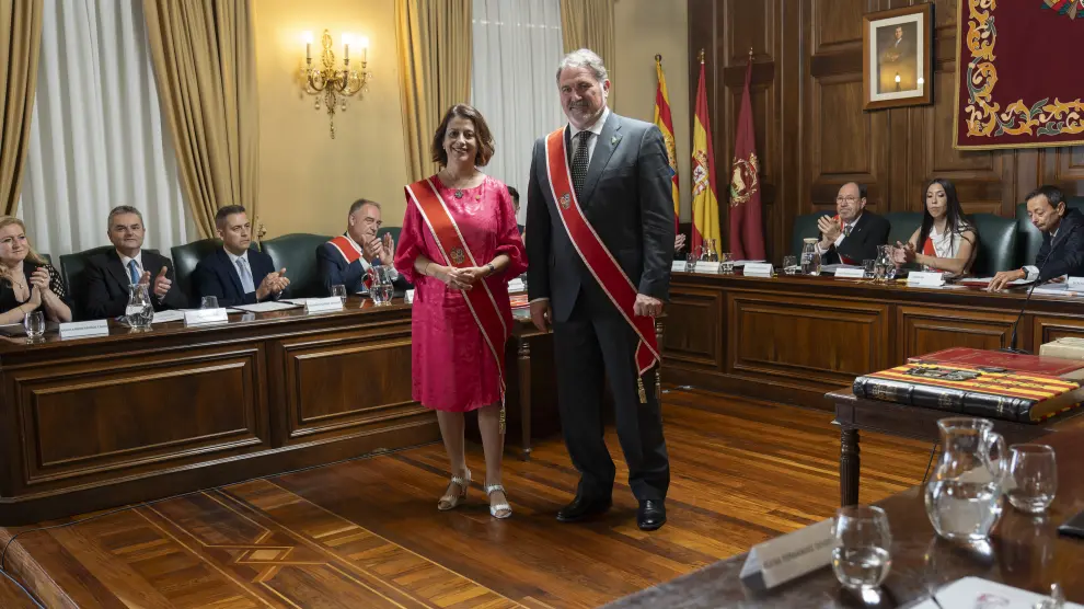 Proclamación de Emma Buj como alcaldesa de Teruel.