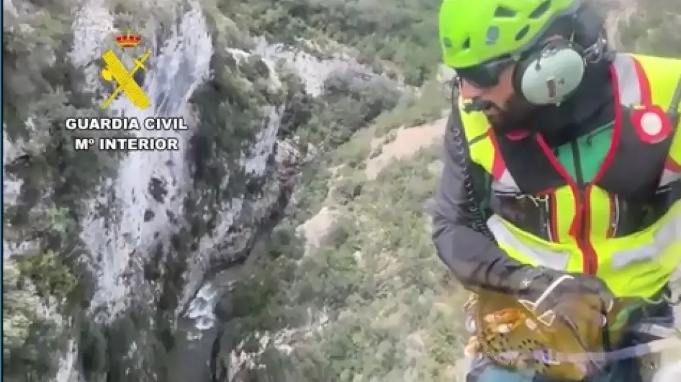 El Greim ha rescatado el cuerpo sin vida de un montañero francés de 28 años.