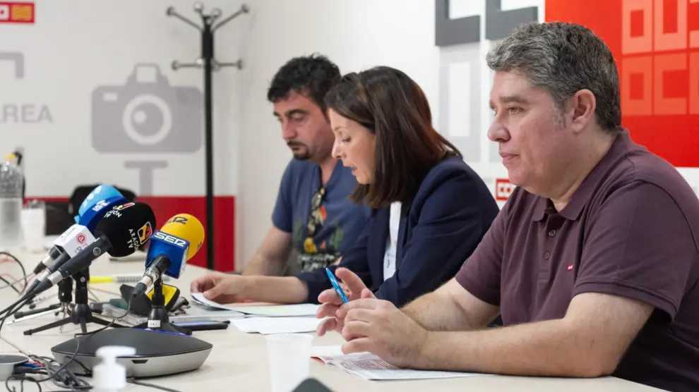 Rueda de prensa hoy en Comisiones para presentar el informe con Davíd Martín, Ana Fernández y Gerardo Montori.