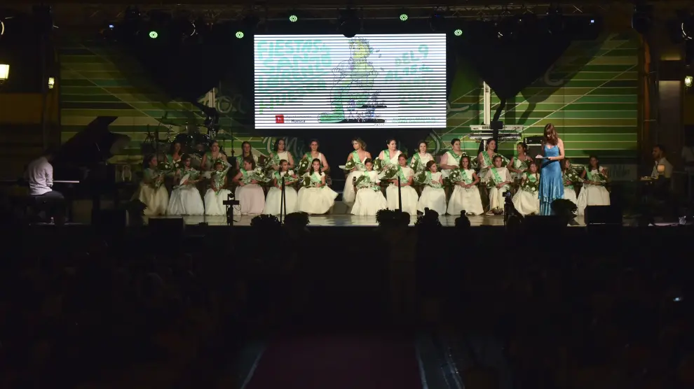 Gala de presentación de las mairalesas de San Lorenzo en agosto de 2022.