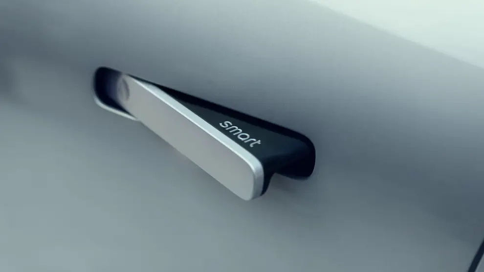Smart#1. Los tiradores de las puertas están ocultos como detalle de diseño y para mejorar la resistencia aerodinámica al viento.