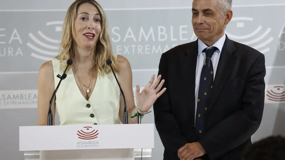 María Guardiola y Ángel Pelayo