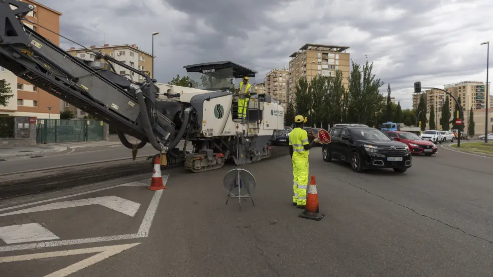 Comienza la operación asfalto en Zaragoza
