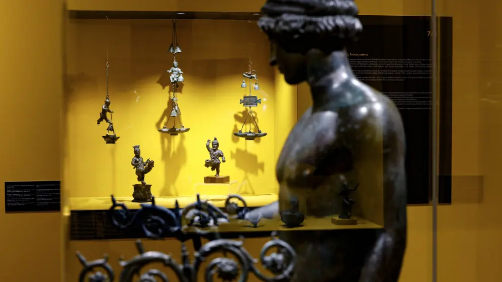 "Nueva luz de Pompeya a Roma": homenaje a los objetos con los que sus antepasados vencieron a la oscuridad.