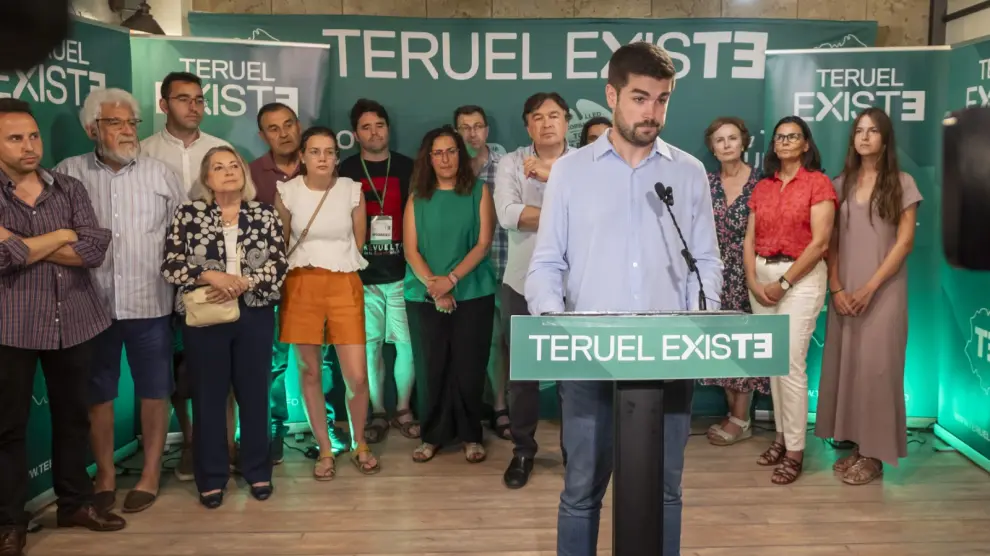 Diego Loras, cabeza de lista de Teruel Existe al Congreso.
