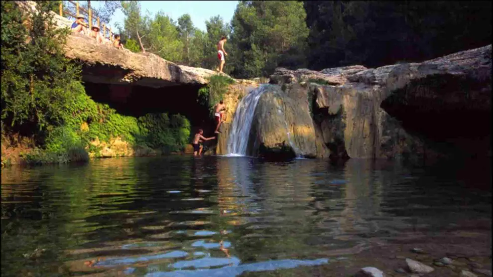 Toll de Vidre (Poza de Cristal), piscina natural en la provincia de Tarragona