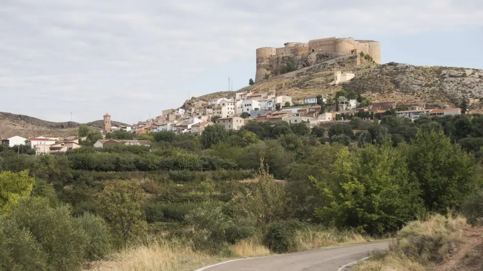 Panorámica del impresionante Castillo de Mesones de Isuela