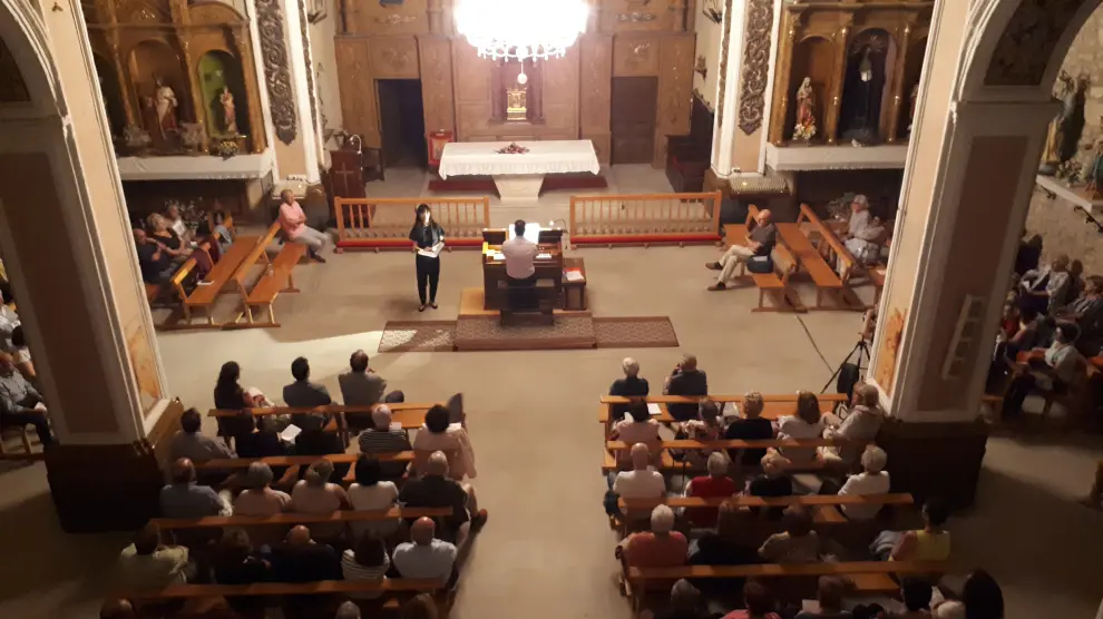 Concierto de armonio ofrecido en la iglesia parroquial de La Portellada.
