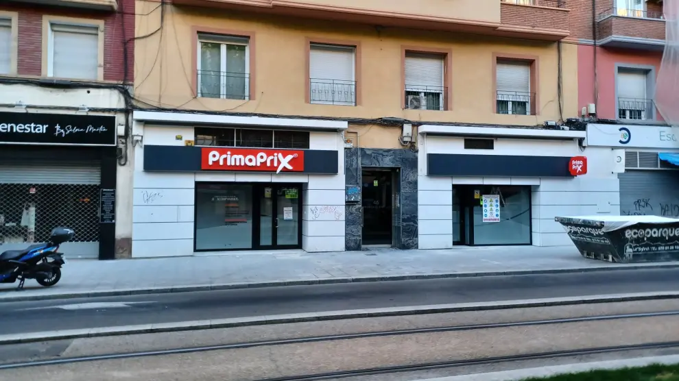 Establecimiento Primaprix en obras en Zaragoza
