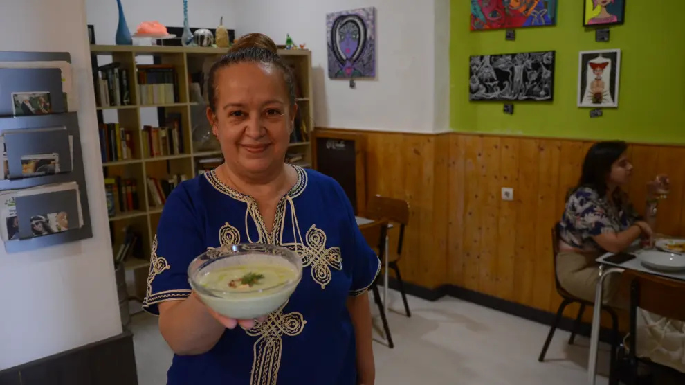 En La Piparra de sirven habitualmente seis sopas y cremas frías diferentes.