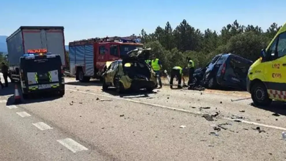 Accidente en Matalebreras (Soria)