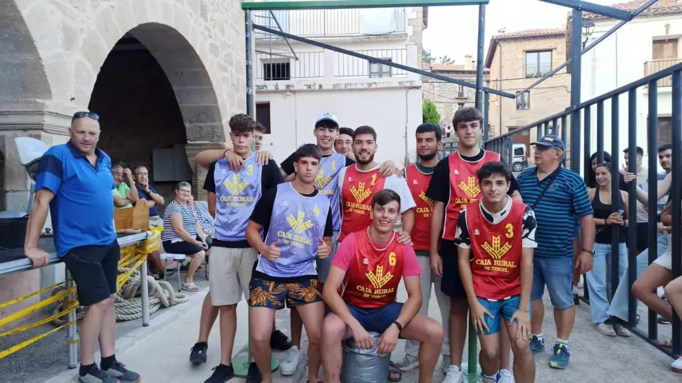 Los participantes varones en el torneo de El Castellar.
