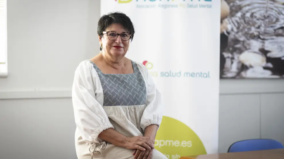 Ana López Trenco, gerente de Asapme, en la sede de la asociación.