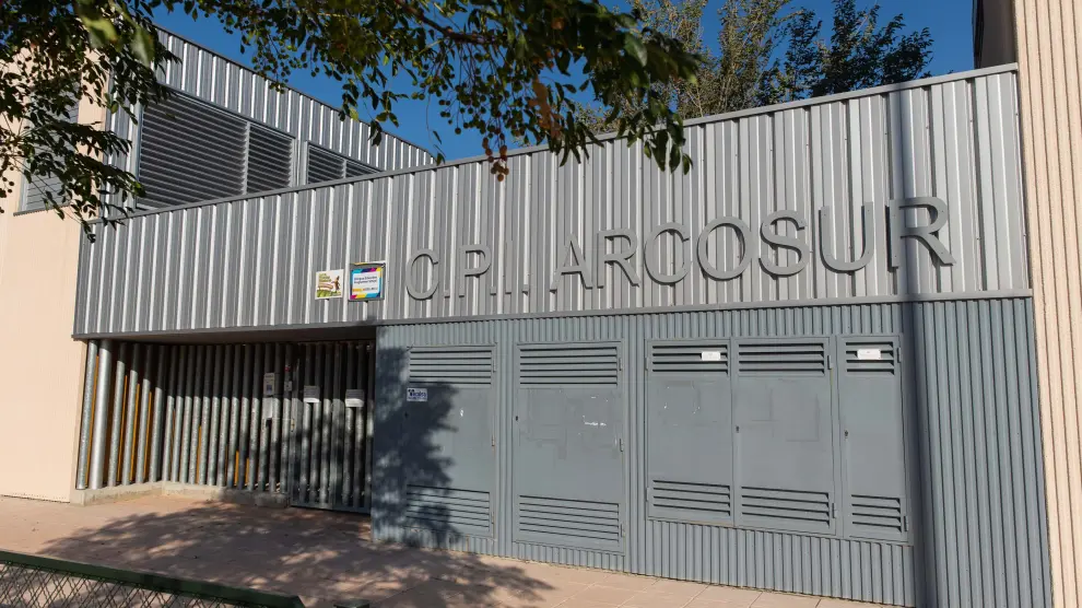 La entrada del colegio Arcosur, que se ampliará los próximos años con el edificio de secundaria.