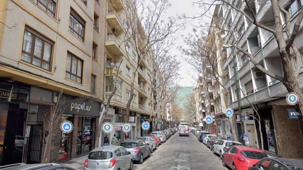 Una imagen de la calle de Pedro María Ric.