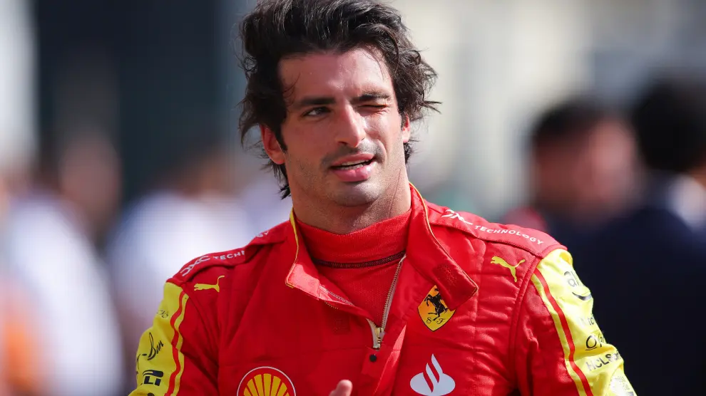 Carlos Sainz, durante el Gran Premio Pirelli de Fórmula 1.